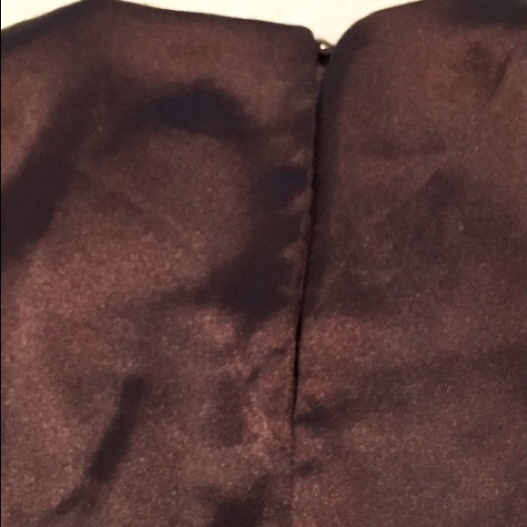 H&M BNWT Women’s Chocolate Brown Floral Tie Dress Size M - Picture 5 of 9